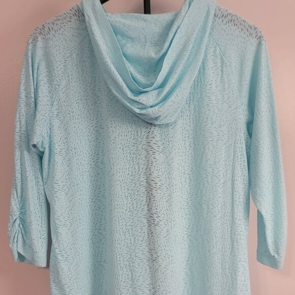 Columbia Lightweight 3/4 Sleeve Hooded Top - Picture 2 of 3